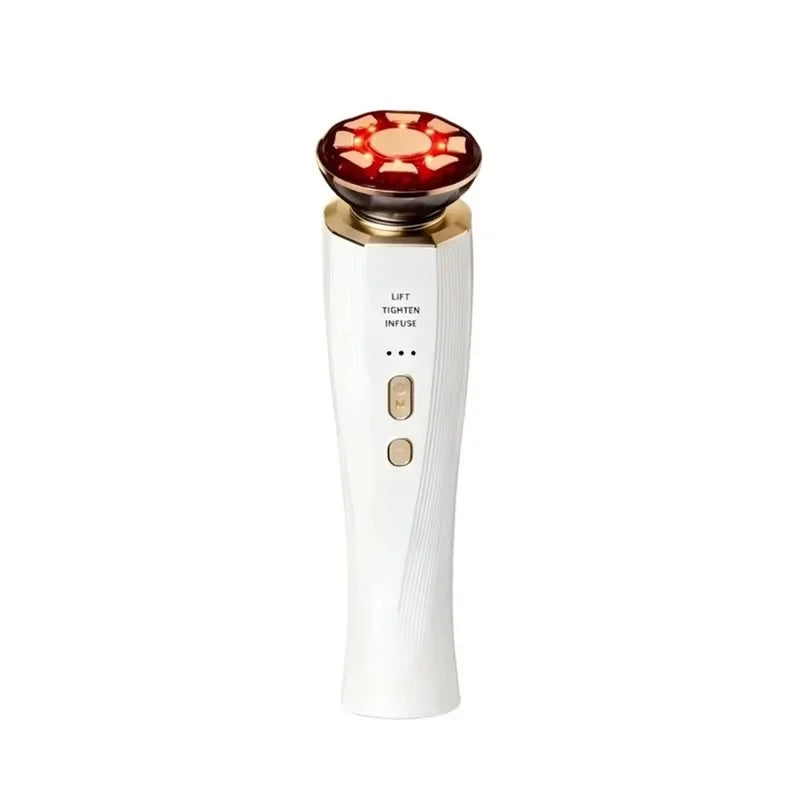 Rechargeable Facial Beauty Massager – Portable Face Massage Tool for Daily Skin Care | Pearl White & Secret Black