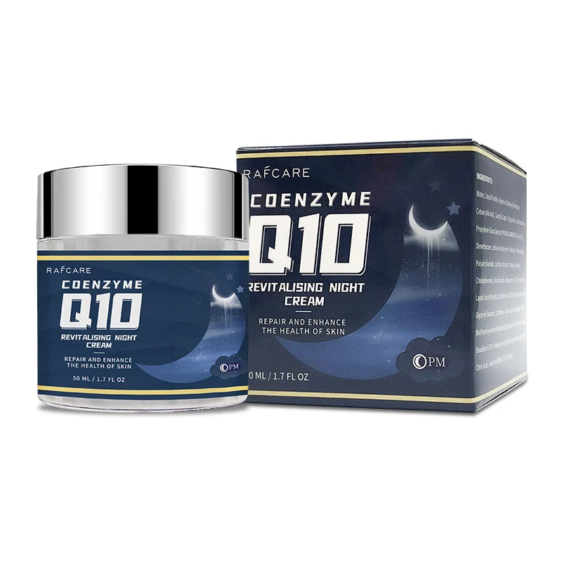 AFCARE Clear Beauty Collagen & Q10 Night Cream – Ultra-Hydrating Anti-Ageing Moisturiser (50ml)