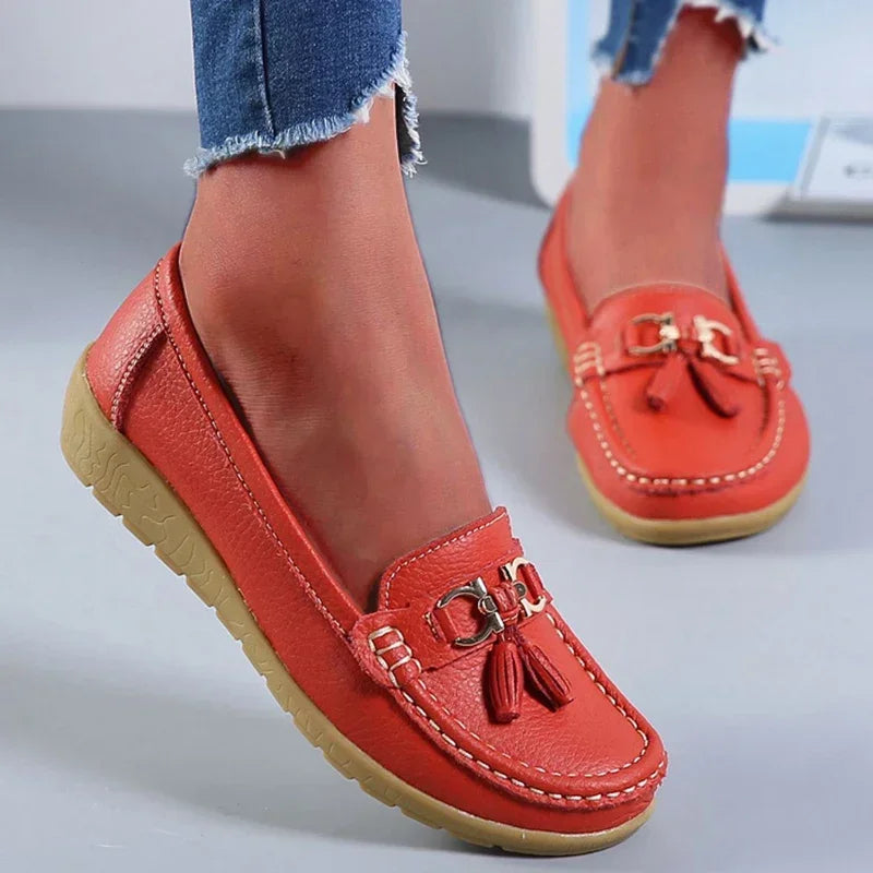 Women's Slip-On Loafer Sneakers – Soft Sole Casual Tennis Shoes | EU 35–44