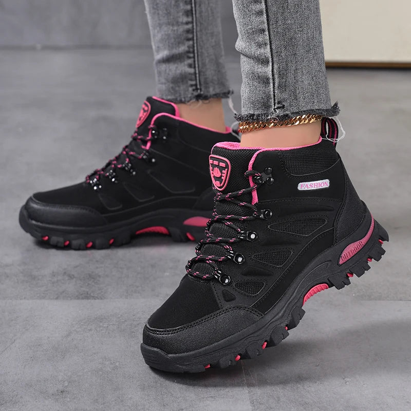Women's Waterproof Hiking Ankle Boots – Non-Slip Trail & Mountain Climbing Shoes | EU 35–42