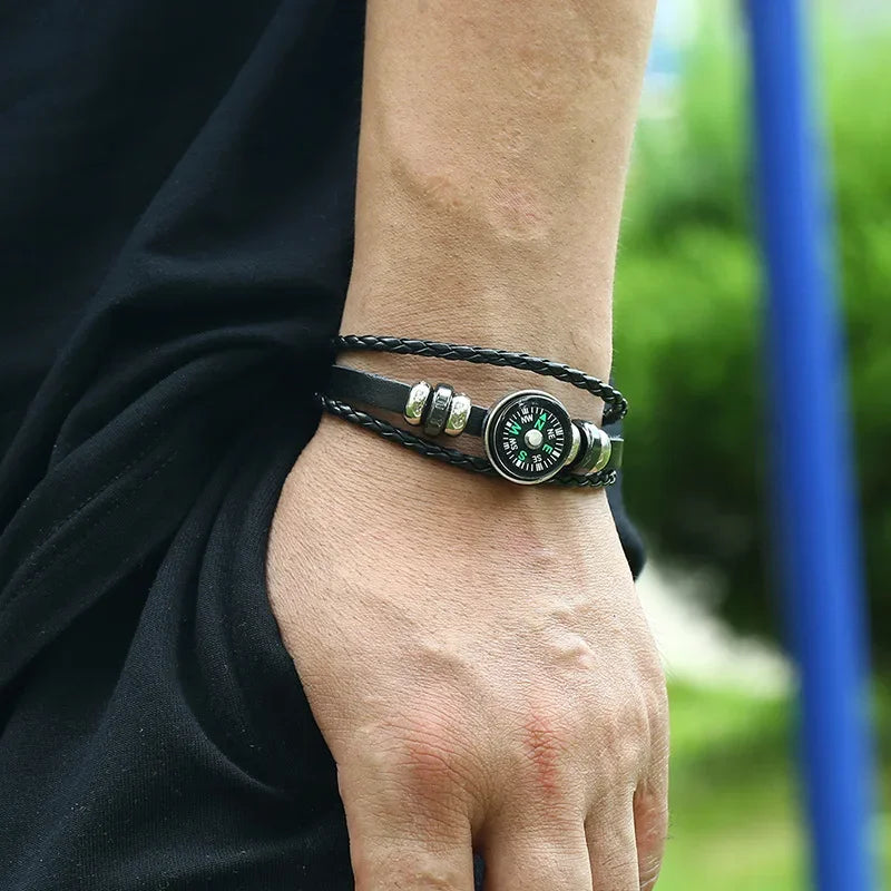 Tactical Wrist Compass — Outdoor Survival & Hiking Wristband