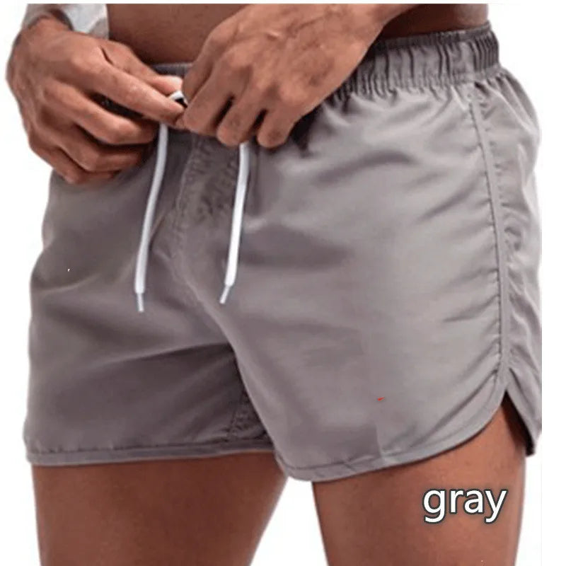 Men's Breathable Swim Shorts — Low Waist, Quick-Dry Microfibre | Beachwear & Swimwear