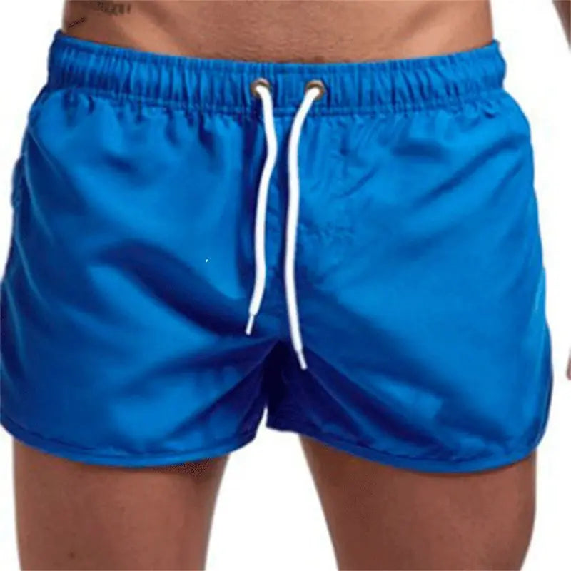 Men's Breathable Swim Shorts — Low Waist, Quick-Dry Microfibre | Beachwear & Swimwear