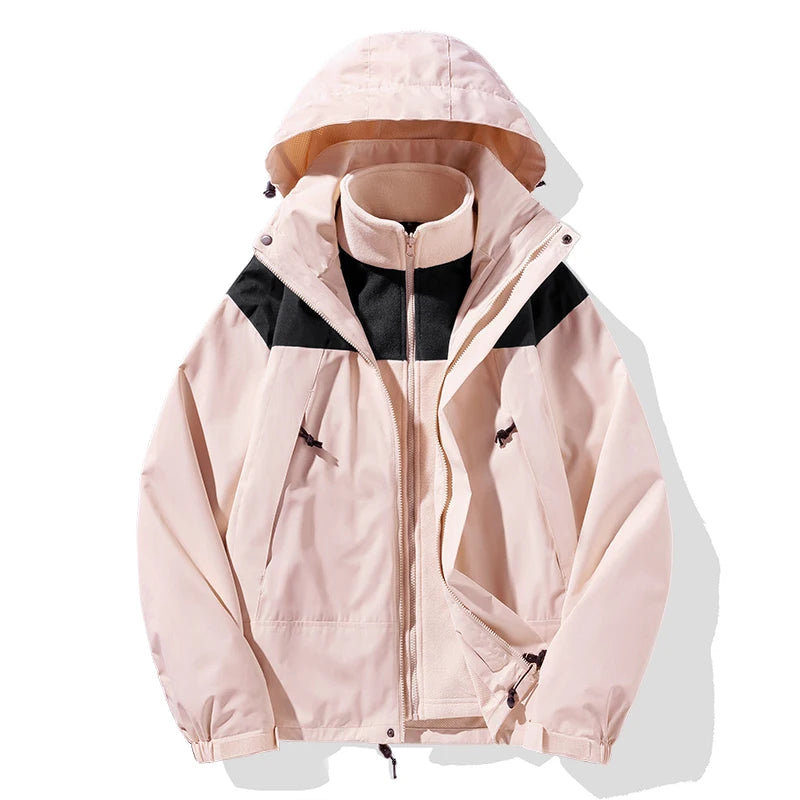 Three-in-One Outdoor Jacket – Waterproof & Breathable
