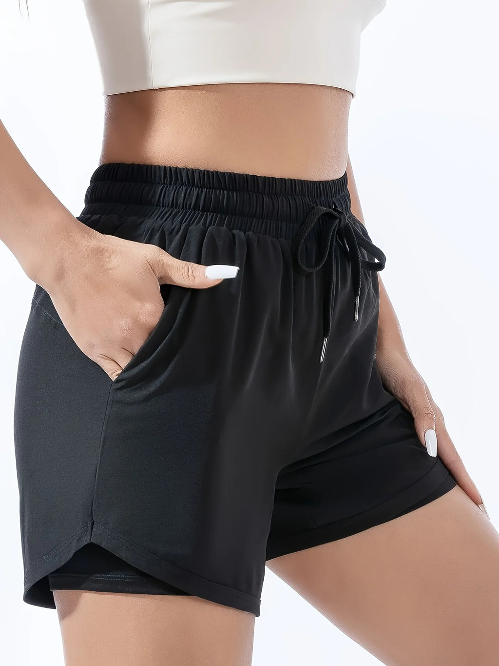 Women's 2-in-1 Quick Dry Sports Shorts – High Waist Butt Lifting | S–XXL