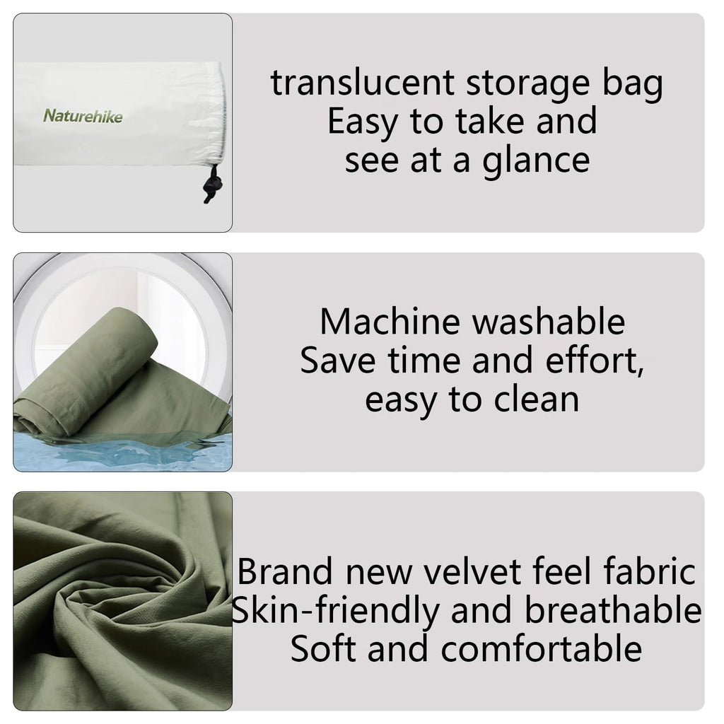 Nylon Sleeping Bag Liner – Warm Inner Liner for Camping, Travel & Hotels