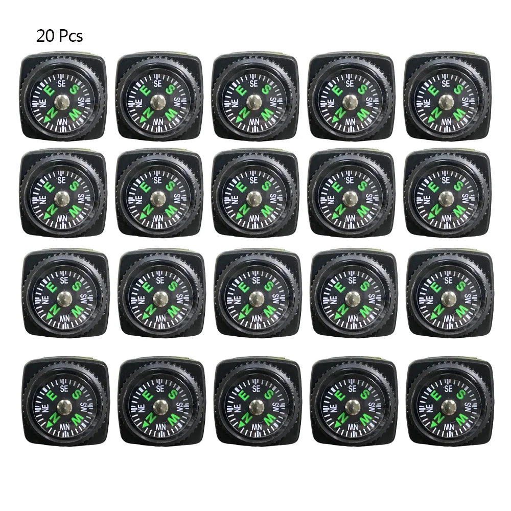 Mini Wristband Compass — Bulk Pack (10, 15 or 20pcs) | Outdoor Survival