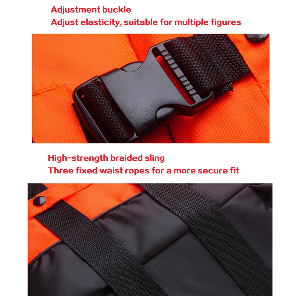 Life Jacket with Whistle | Adjustable Buoyancy Vest | Kids & Adults | S–XXL | 5 Colours
