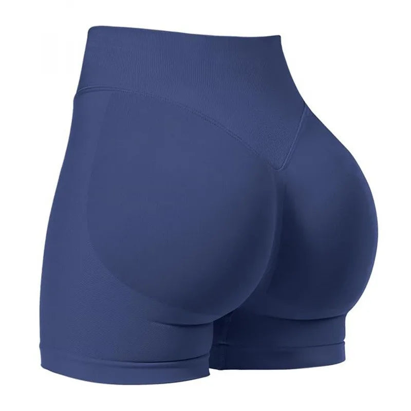 Women's Seamless High Waist Gym Shorts – Butt Lifting Yoga & Cycling Sports Shorts | S–XL