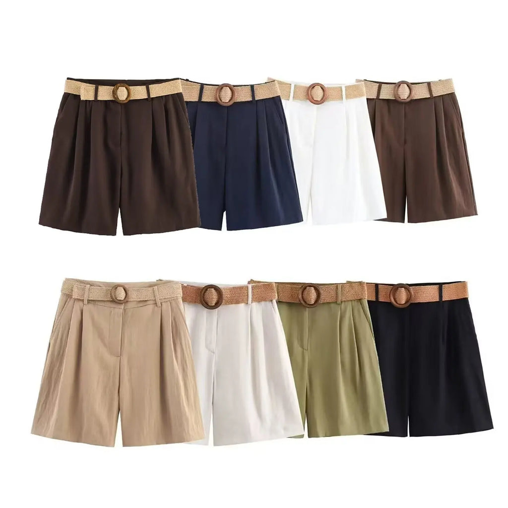 Women's High Waist Wide Leg Shorts – Loose Casual Streetwear | XS–L