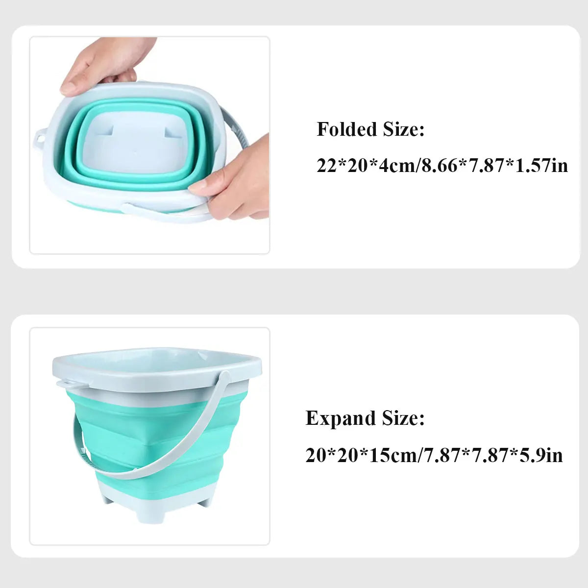 Kids Beach Sand Play Set | Folding Bucket & Sandbox Toys – 1, 5 or 11 Piece