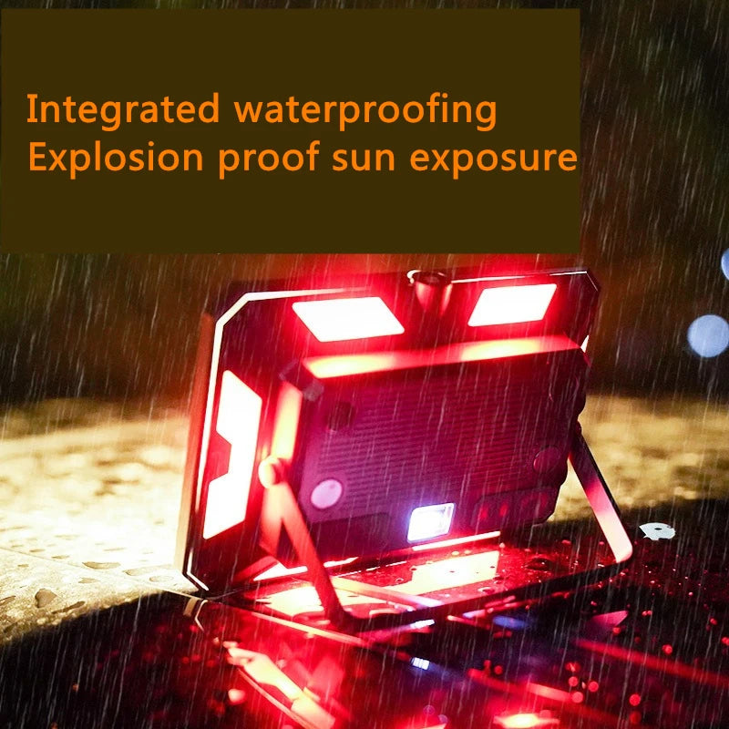 Multi-Function LED Work & Camping Lamp – Infinite Dimming, USB-C, Power Bank