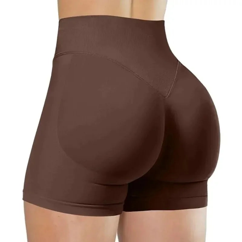Women's Seamless High Waist Gym Shorts – Butt Lifting Yoga & Cycling Sports Shorts | S–XL