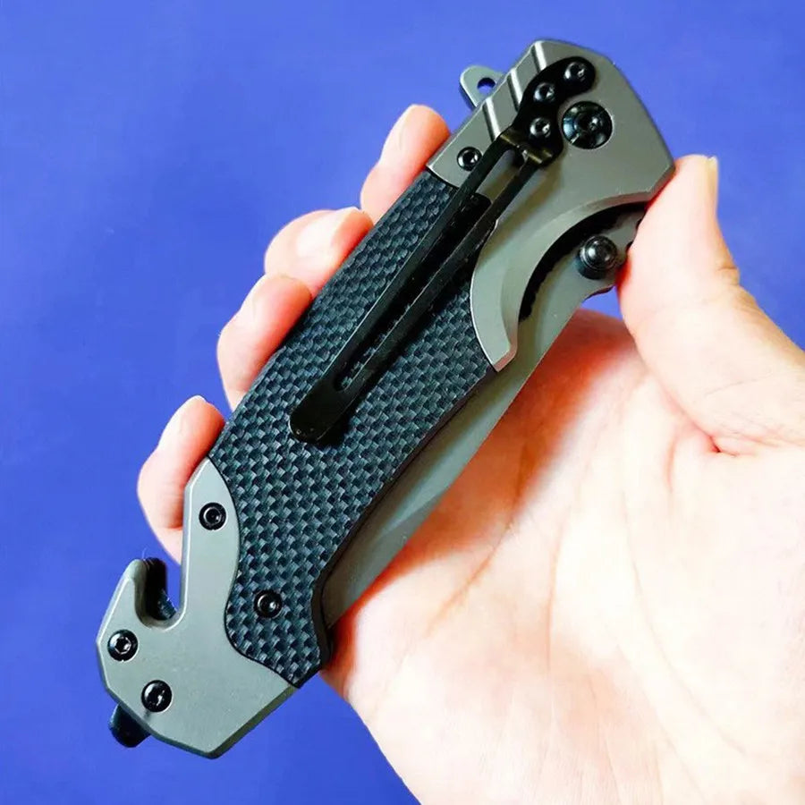Outdoor Pocket Knife – High-Hardness Stainless Steel Folding Fruit & Camping Knife