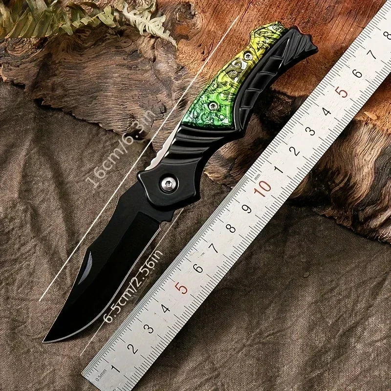 Portable Folding Pocket Knife – Sharp Stainless Steel Survival Knife for Camping & Hiking