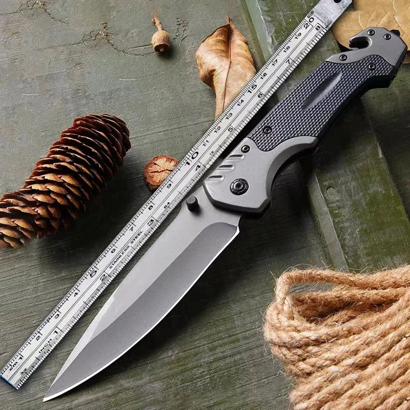 Outdoor Pocket Knife – High-Hardness Stainless Steel Folding Fruit & Camping Knife