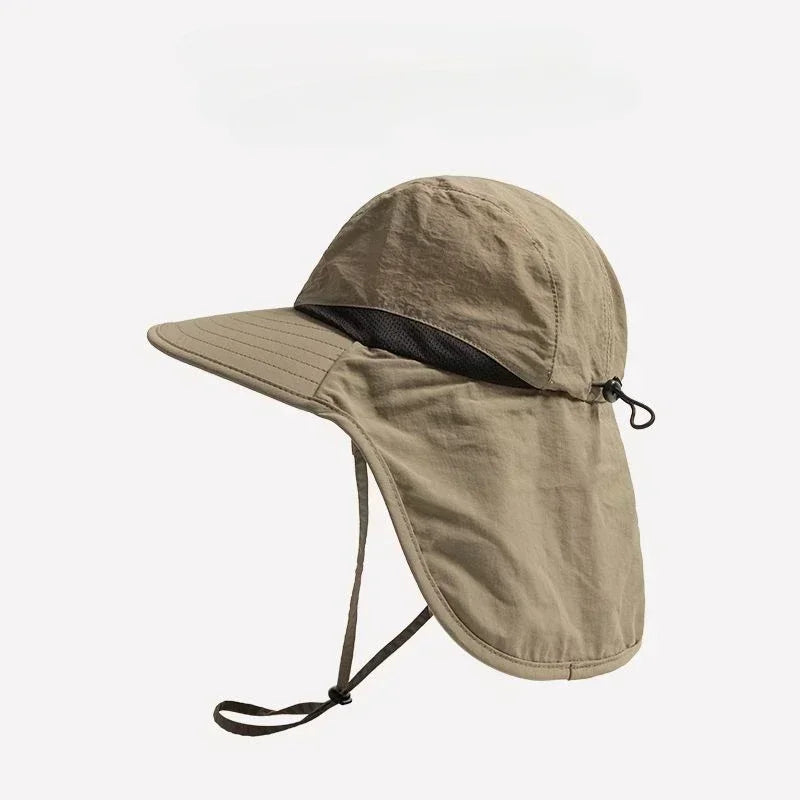 Wide Brim Neck Flap Hat – Unisex Outdoor Fishing & Hiking