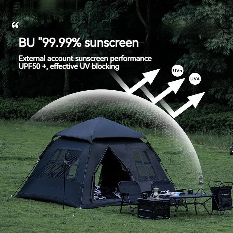 Automatic Quick-Open Camping Tent – UV & Rainstorm Protection Portable Outdoor Tent