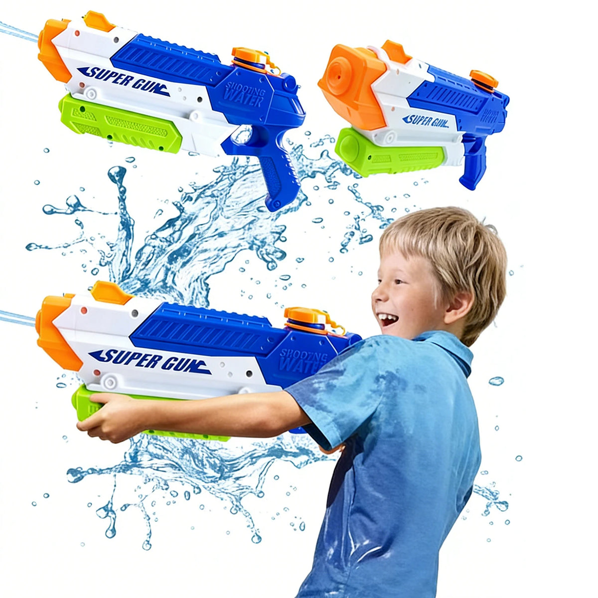 Kids Water Gun | Summer Soaker Squirt Toy | CE Certified | Ages 3+ | Pool & Beach