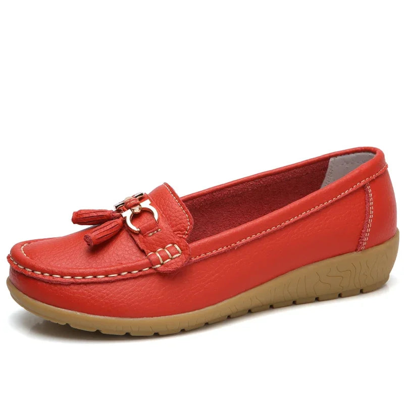 Women's Slip-On Loafer Sneakers – Soft Sole Casual Tennis Shoes | EU 35–44