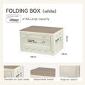 Foldable Camping Storage Box – Wooden Lid Organizer with Industrial Design for Car Trunk & Outdoor Use