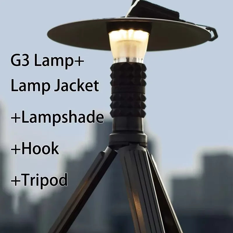 GZ Lighthouse LED Camping Lantern – 3000mAh Rechargeable Tent & Atmosphere Light