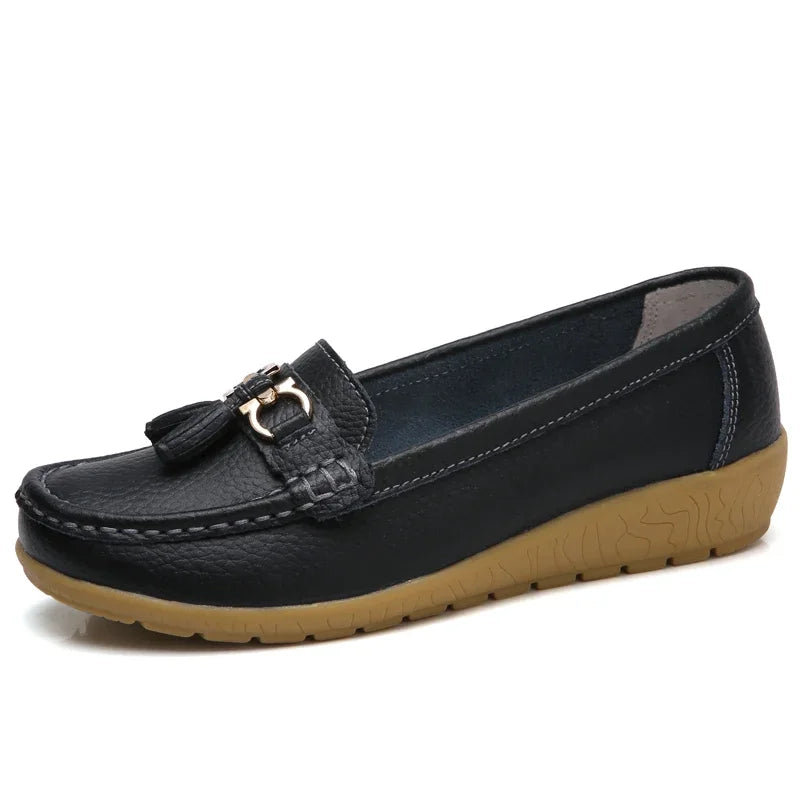Women's Slip-On Loafer Sneakers – Soft Sole Casual Tennis Shoes | EU 35–44