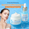 AUQUEST Hyaluronic Acid Face Serum & Cream Set – Deep Moisture & Anti-Dry Skin Care Kit