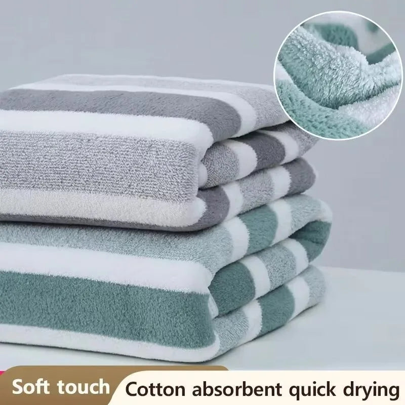 Thick Absorbent Bath Towel – Ultra-Soft, Quick-Dry for Home, Beach & Camp