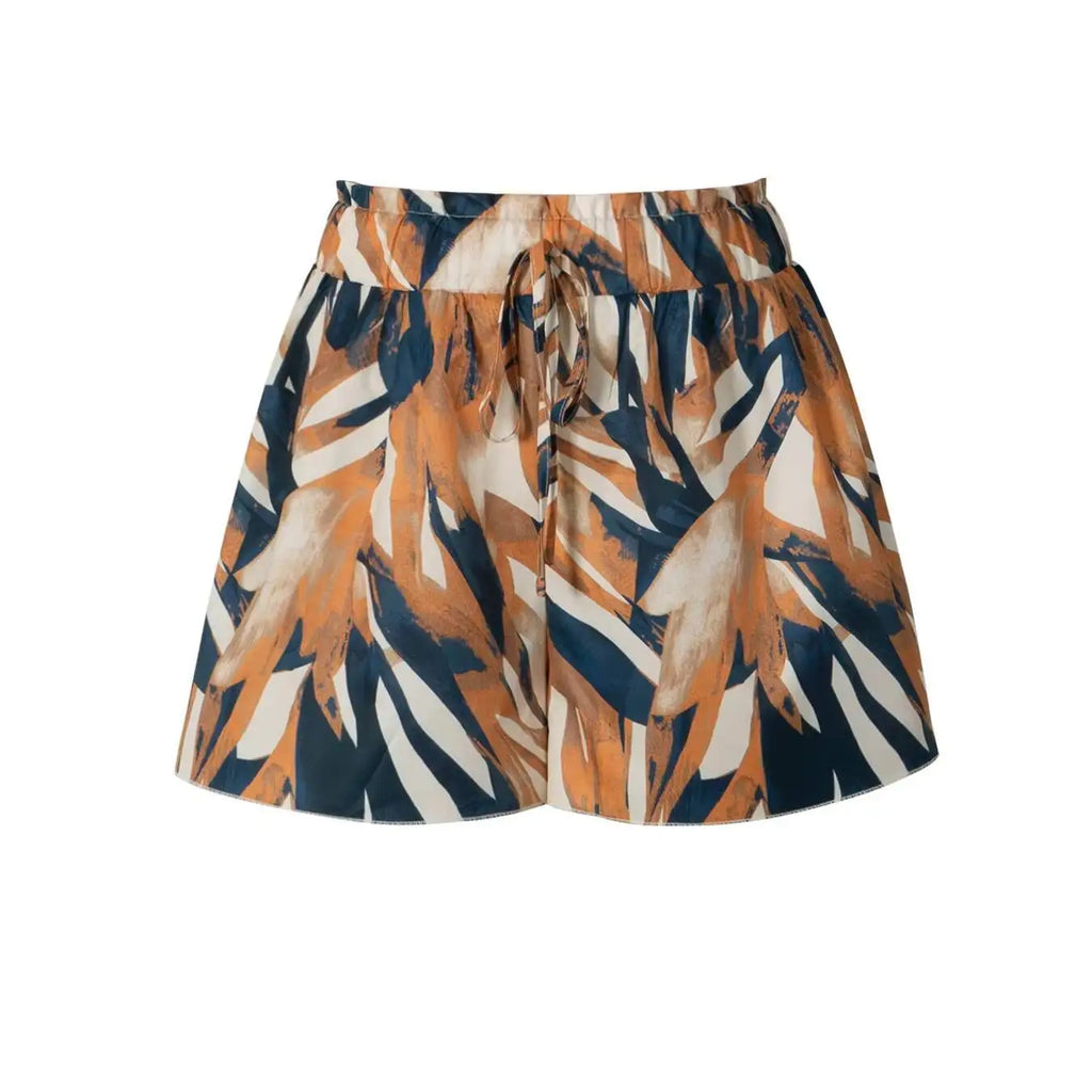 Women's Floral Print High Waist Shorts – Boho Beach Casual | S–XXL