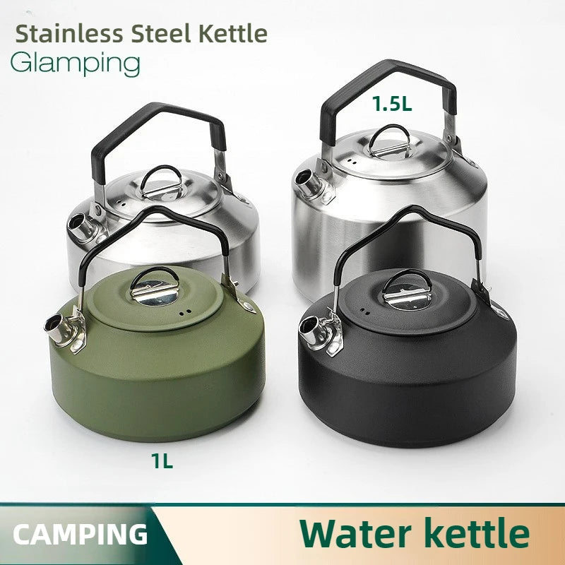 Camping Stainless Steel Kettle